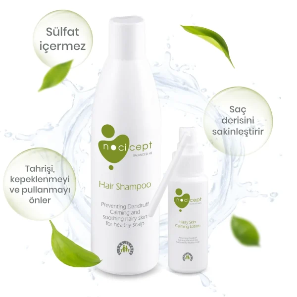 Nocicept Hair Shampoo (300 ml) & Hairy Skin Calming Lotion (75 ml)