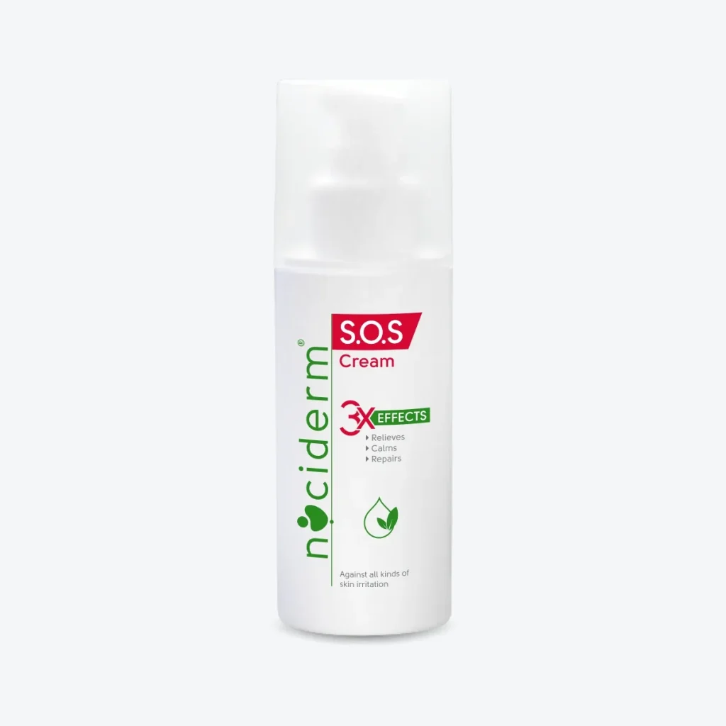 Image of the Nociderm SOS Cream product bottle.